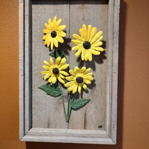 Hand carved Sunflower Arrangement