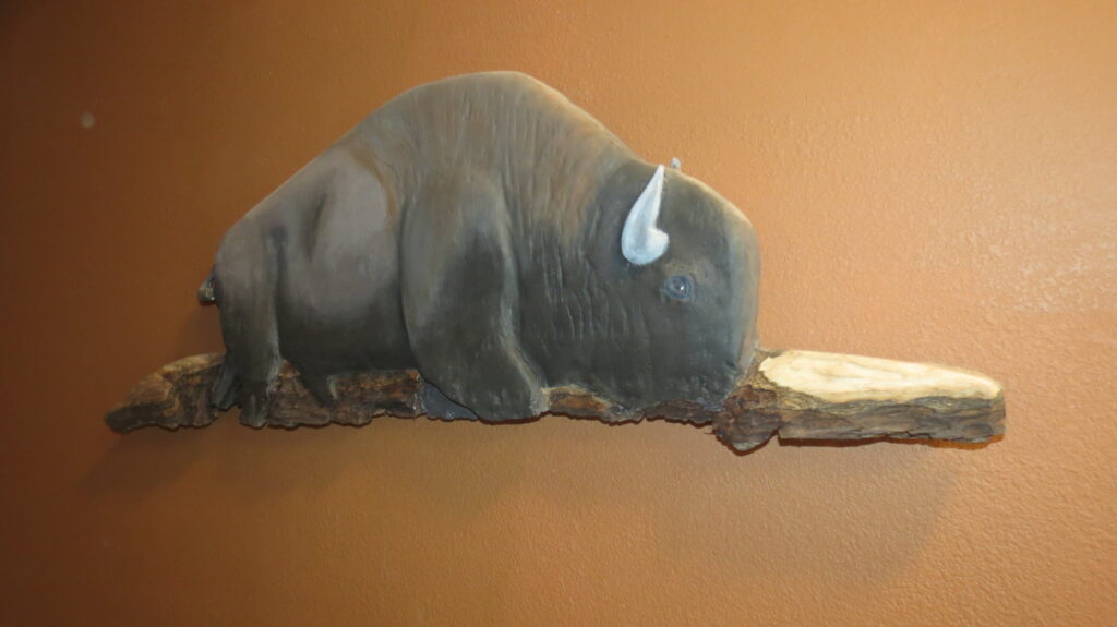 American Bison or Buffalo hand carved