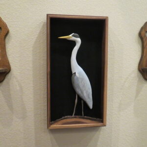 Hand Carved Great Blue Heron