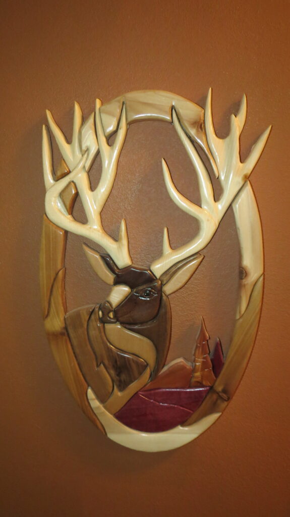 Intarsia Mule Deer Buck