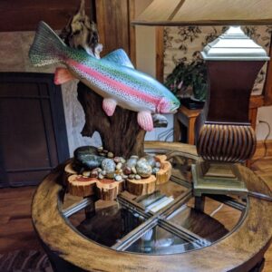 Rainbow Trout Hand Carved